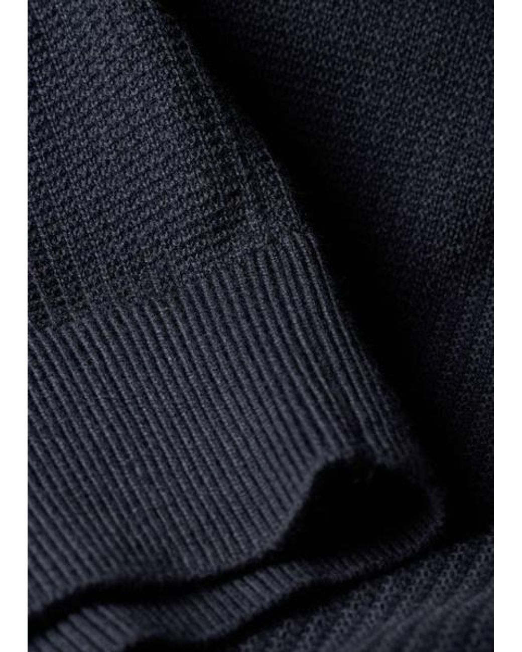 Paul Smith Blue Textured-Cotton Raglan Sweater for men