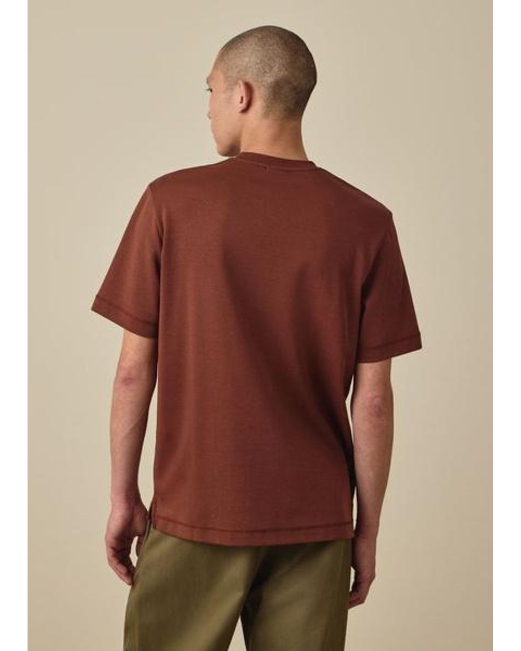 Paul Smith Brown Happy Logo T-Shirt for men