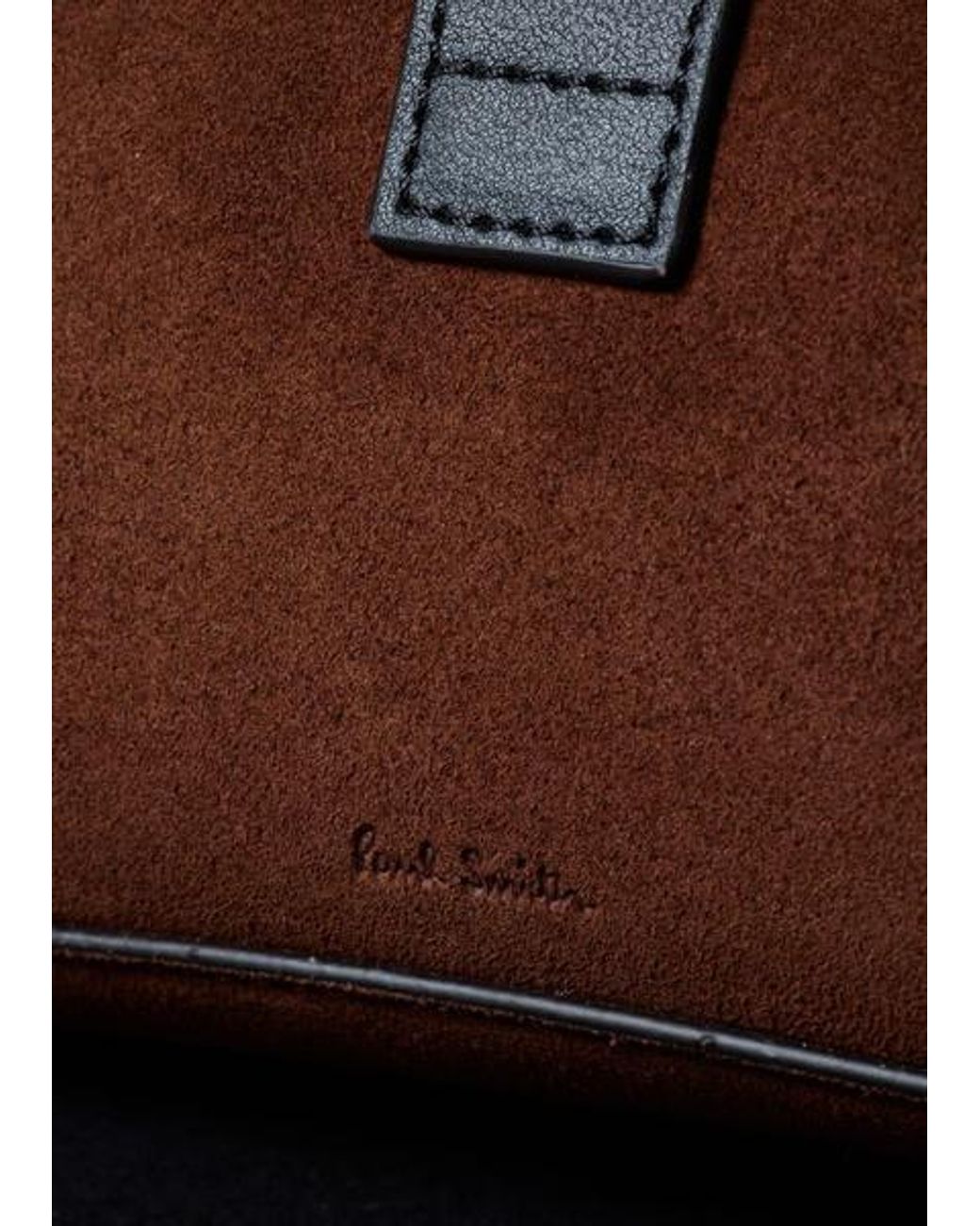 Paul Smith Brown Suede Shoulder Bag