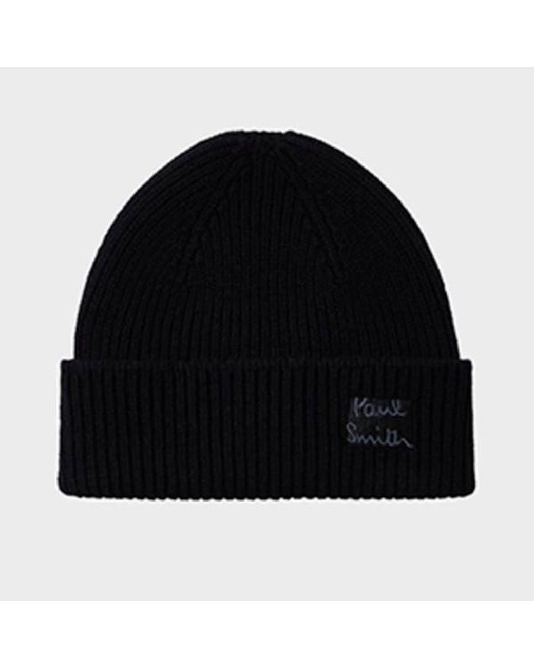 Paul Smith Black Cashmere-Blend Beanie for men