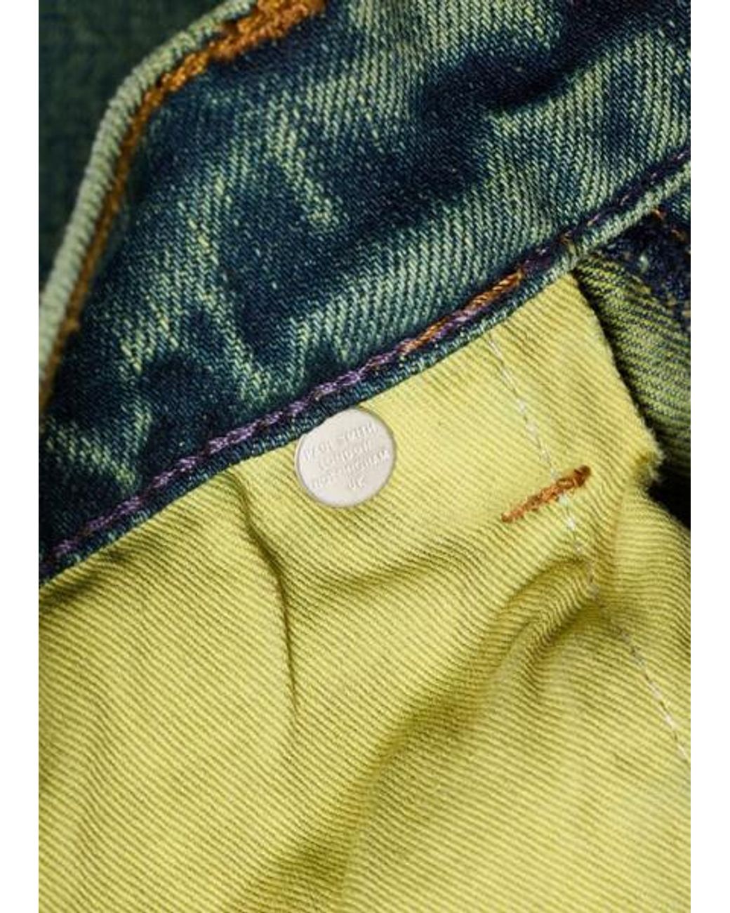 Paul Smith Orange Relaxed-Fit Tint Crosshatch Stretch Jeans for men