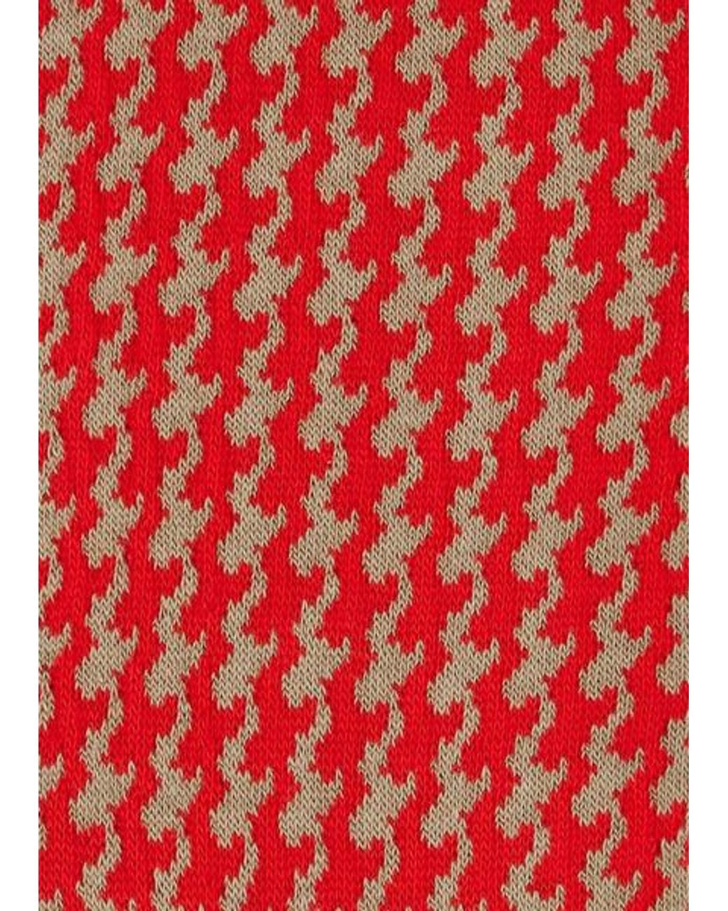 Paul Smith Red Houndstooth Socks for men