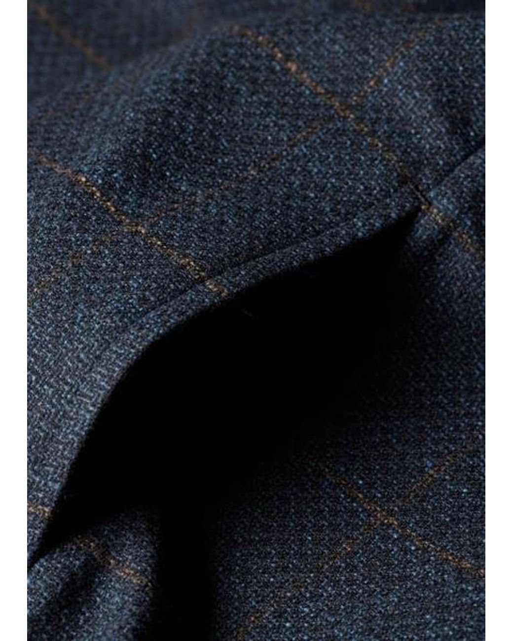 Paul Smith Blue Check Wool-Blend Overshirt for men