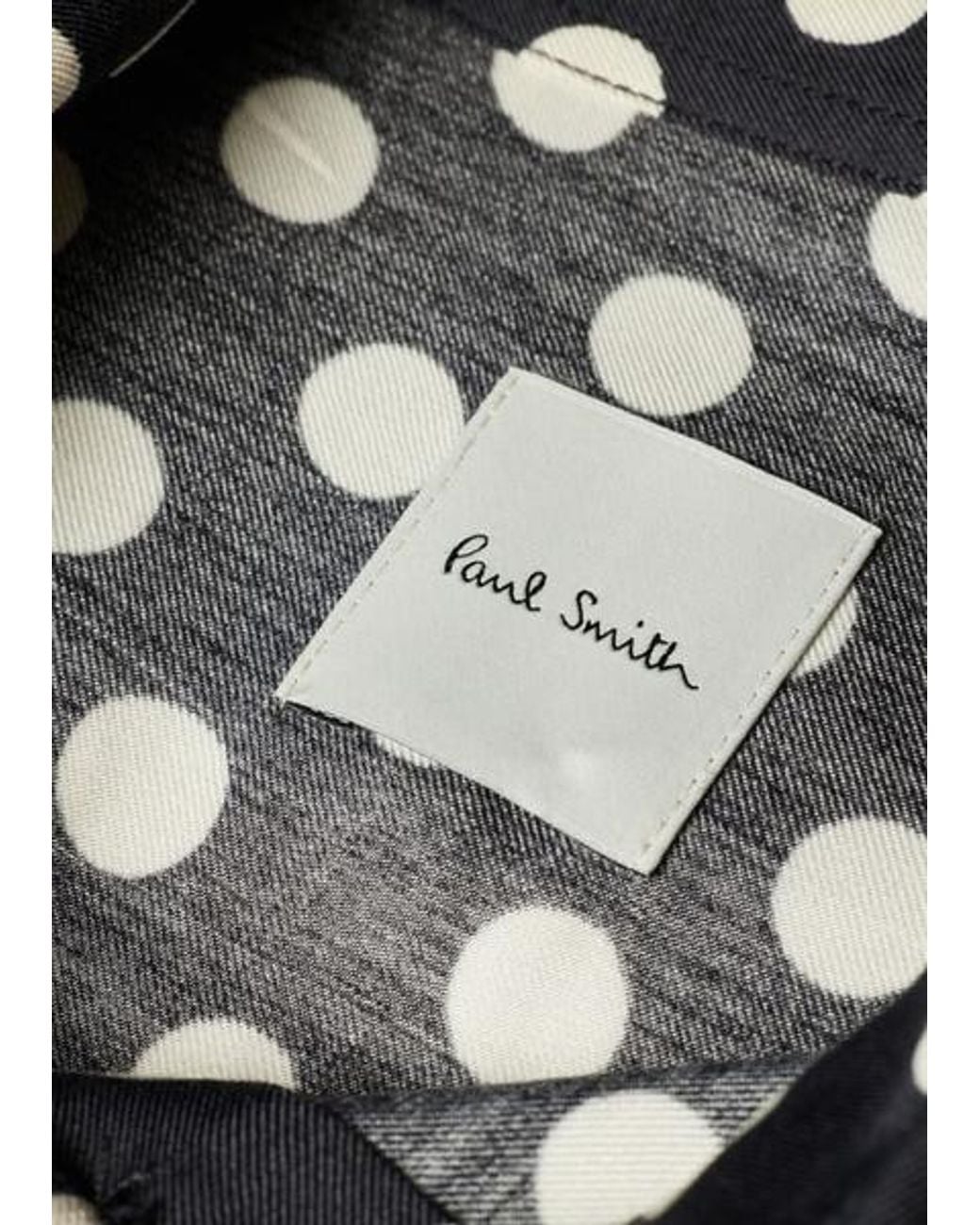 Paul Smith Gray Polka Dot Shirt Dress