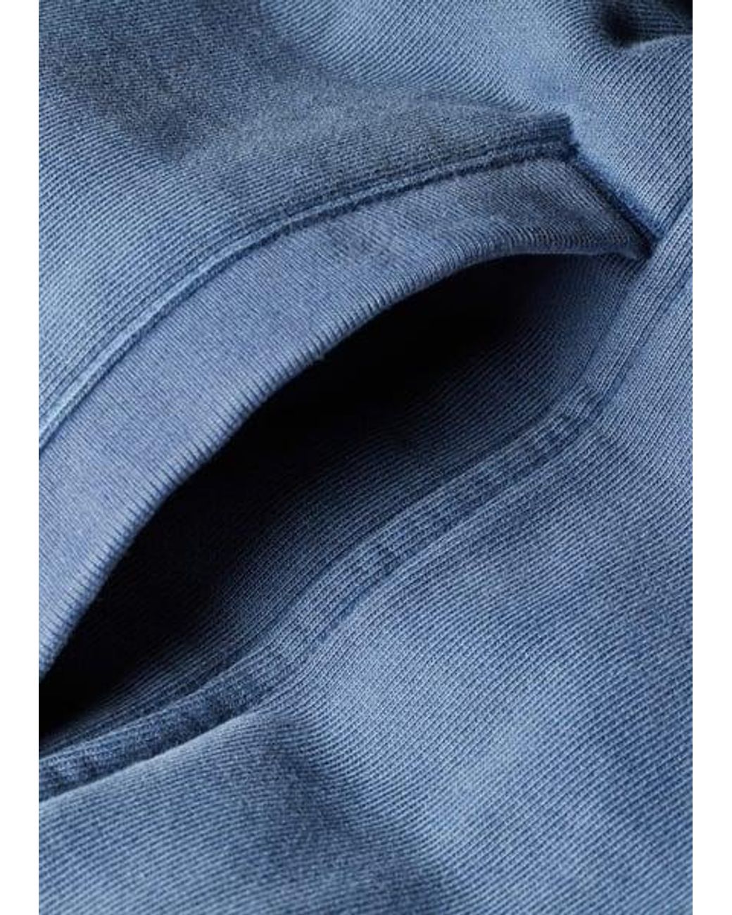 Paul Smith Blue Cotton Quarter-Zip Sweatshirt for men
