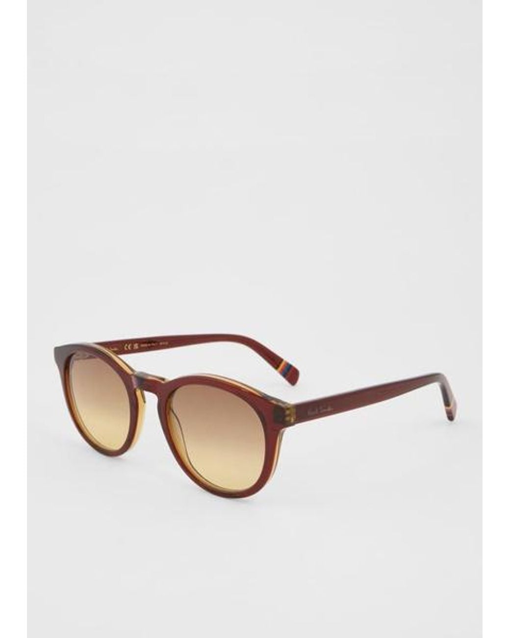 Paul Smith Natural Transparent And 'Poulcott' Sunglasses