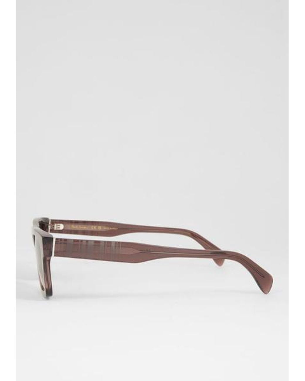 Paul Smith Gray Transparent 'Morrel' Sunglasses