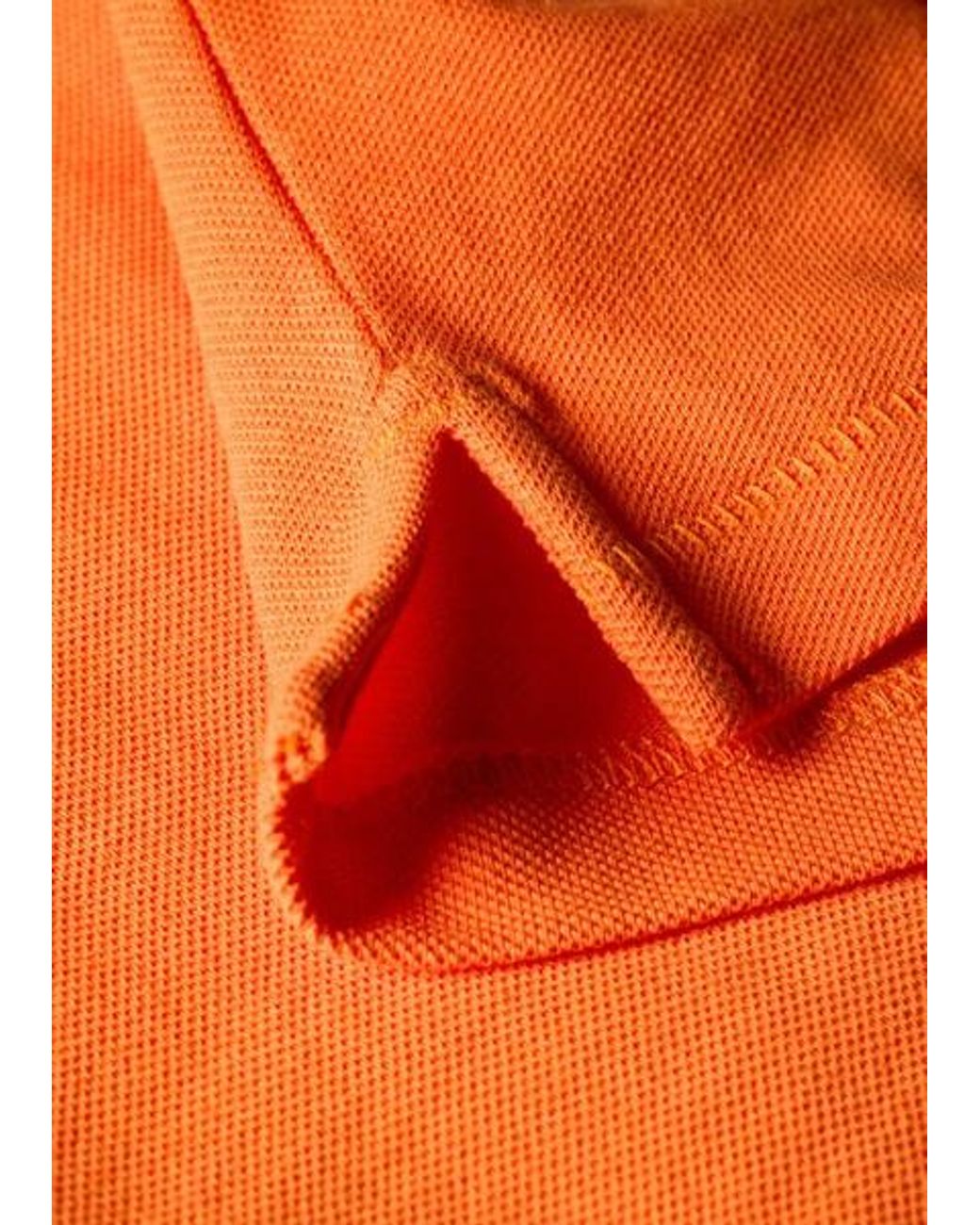 Paul Smith Orange Organic Cotton Zebra Polo Shirt for men