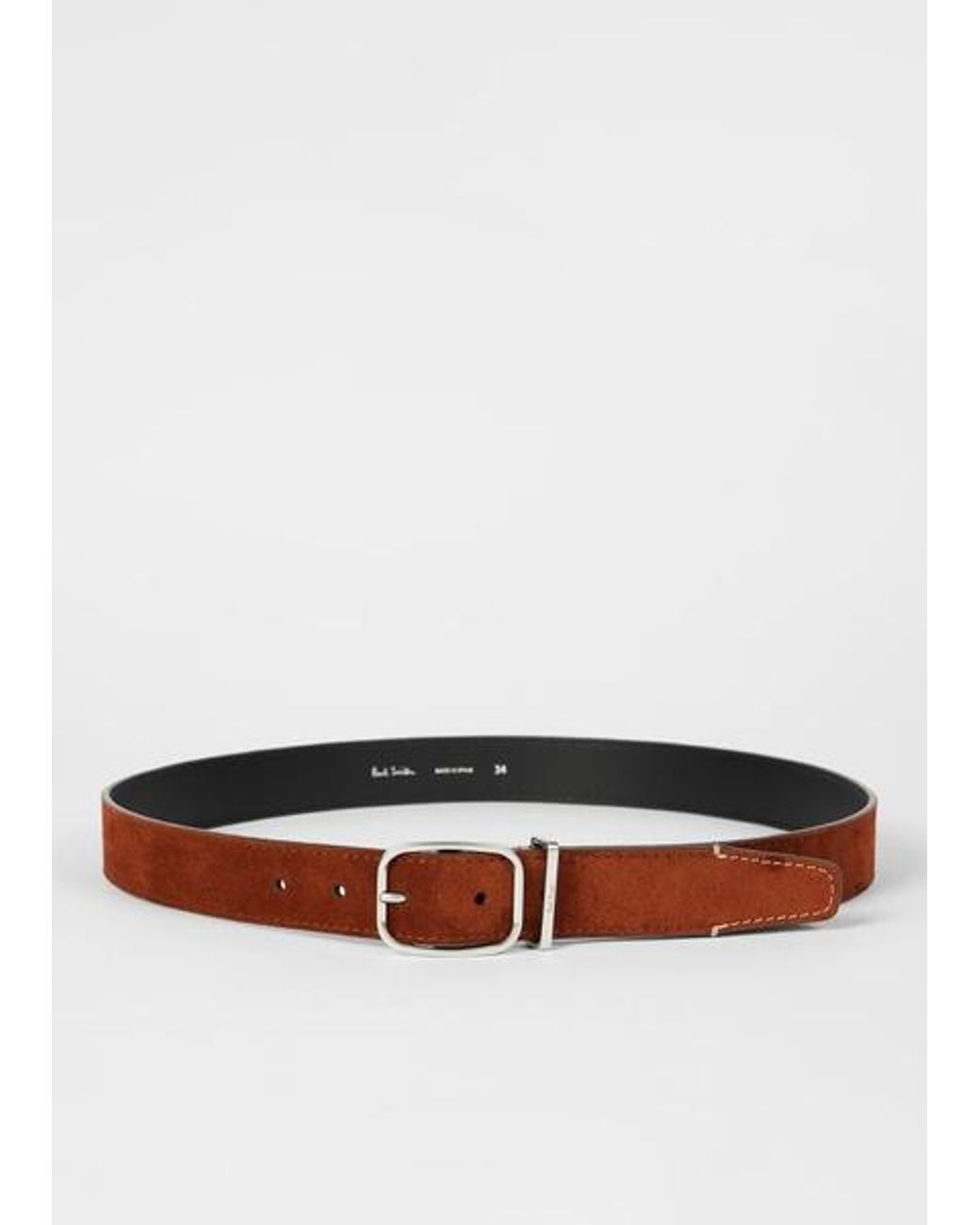 Paul Smith Brown Suede Belt for men