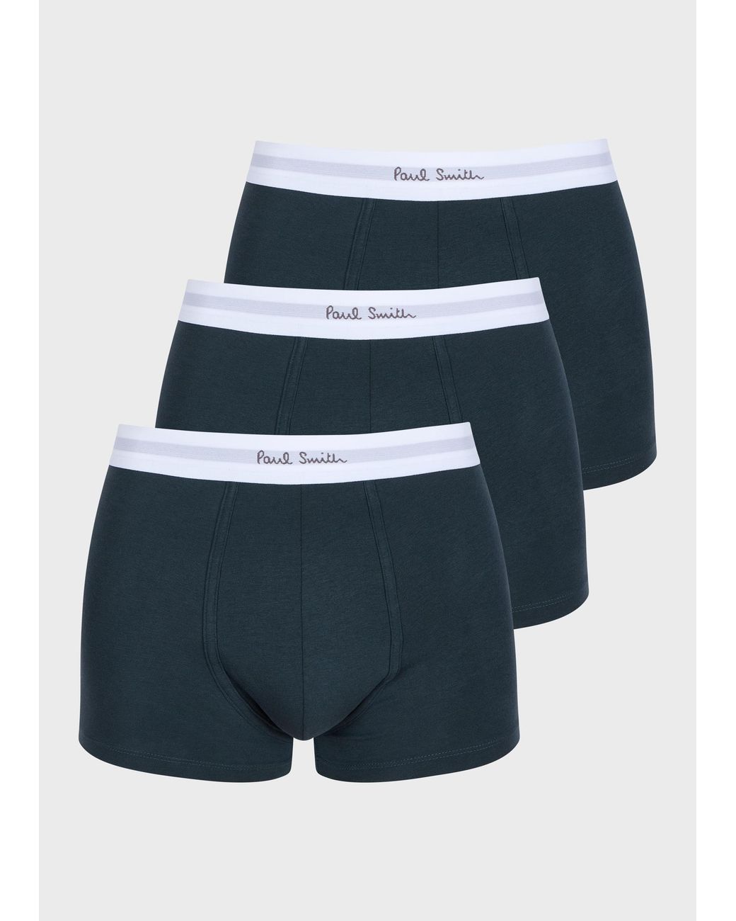 Paul Smith Blue Classic Boxer Briefs Three Pack for men