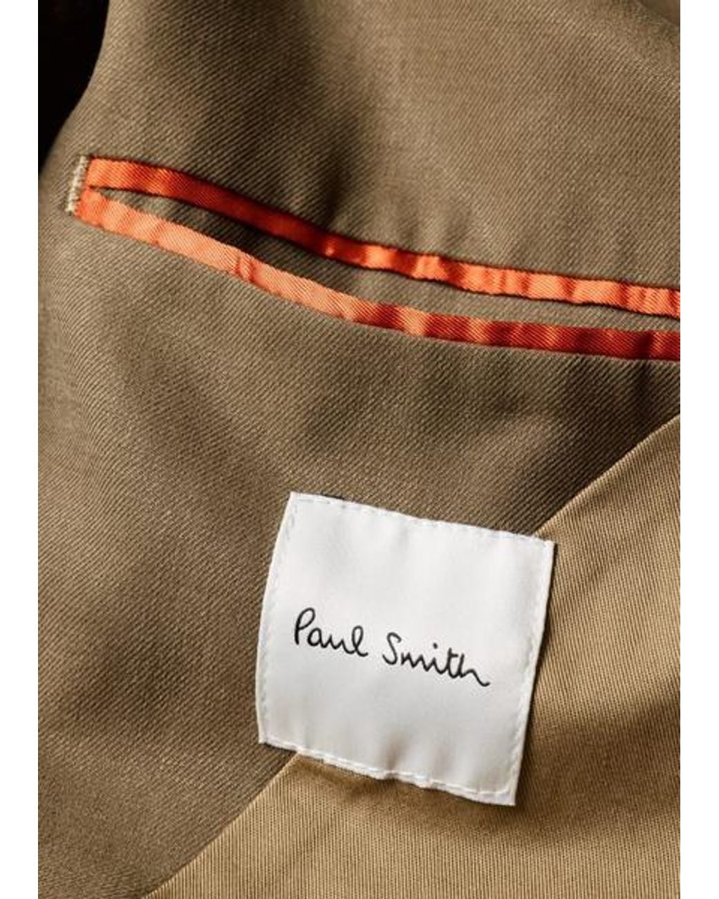 Paul Smith Green Khaki Lyocell-Twill Work Jacket for men