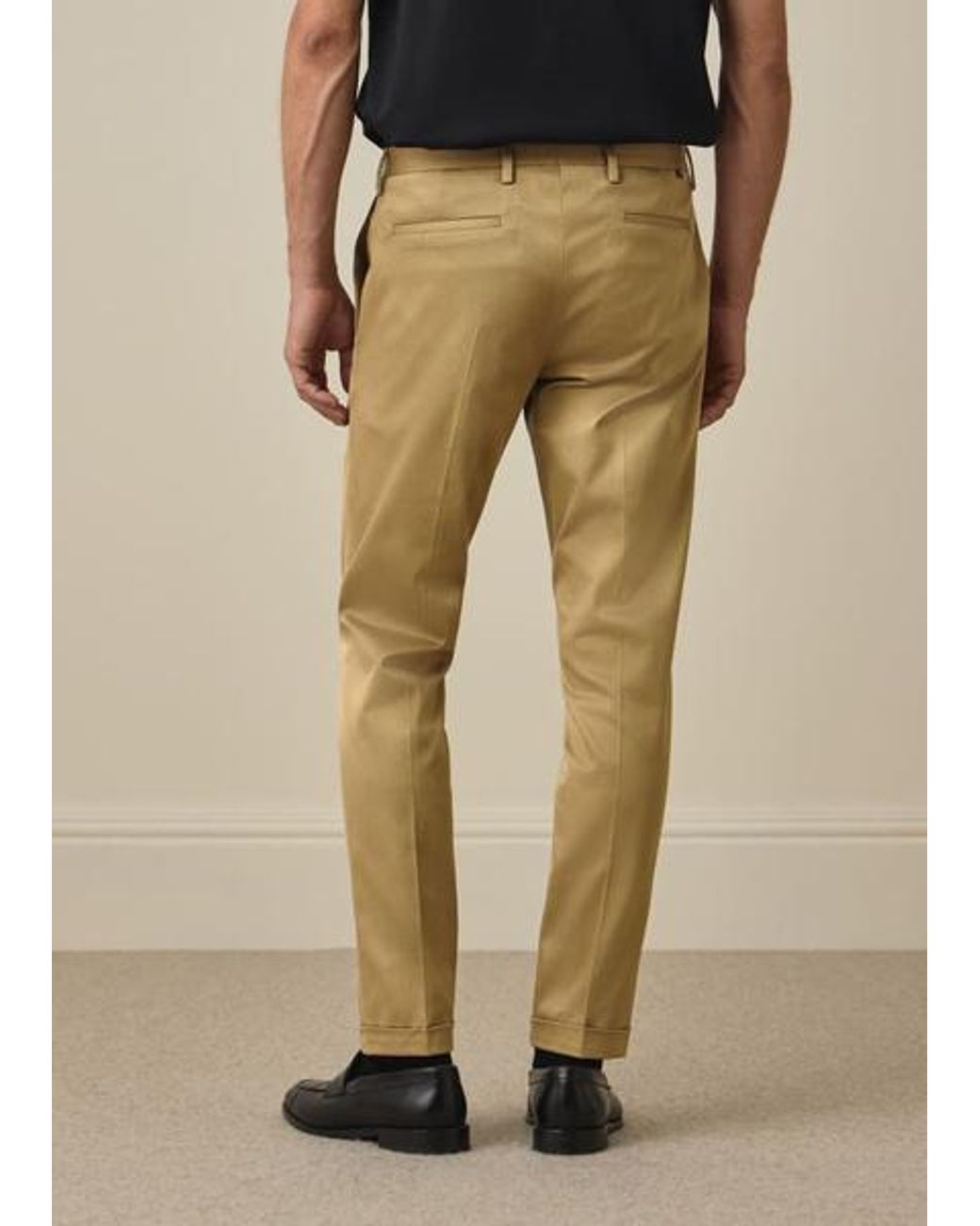 Paul Smith Natural Slim-Fit Tan Cotton-Stretch Chinos for men