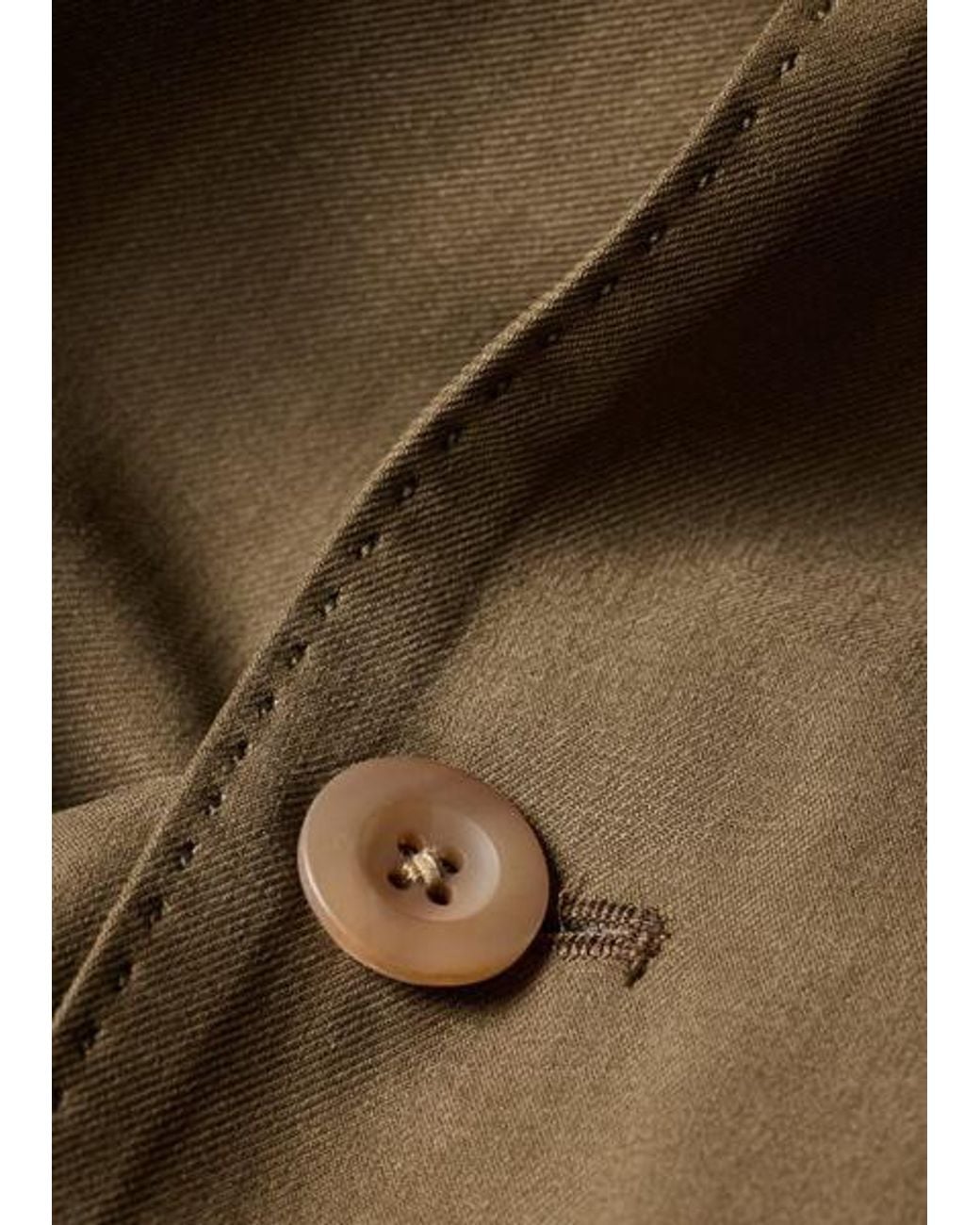 Paul Smith Green Khaki Lyocell-Twill Work Jacket for men
