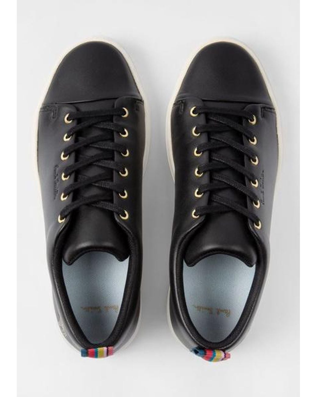 Paul Smith Black Lee Leather Trainers
