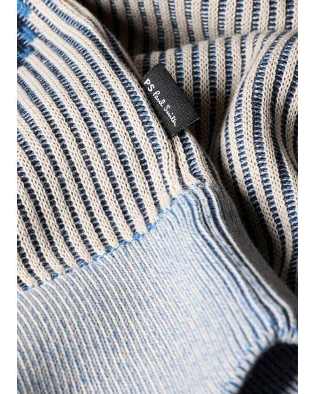 Paul Smith Gray And 'Zine Floral' Cotton Sweater for men