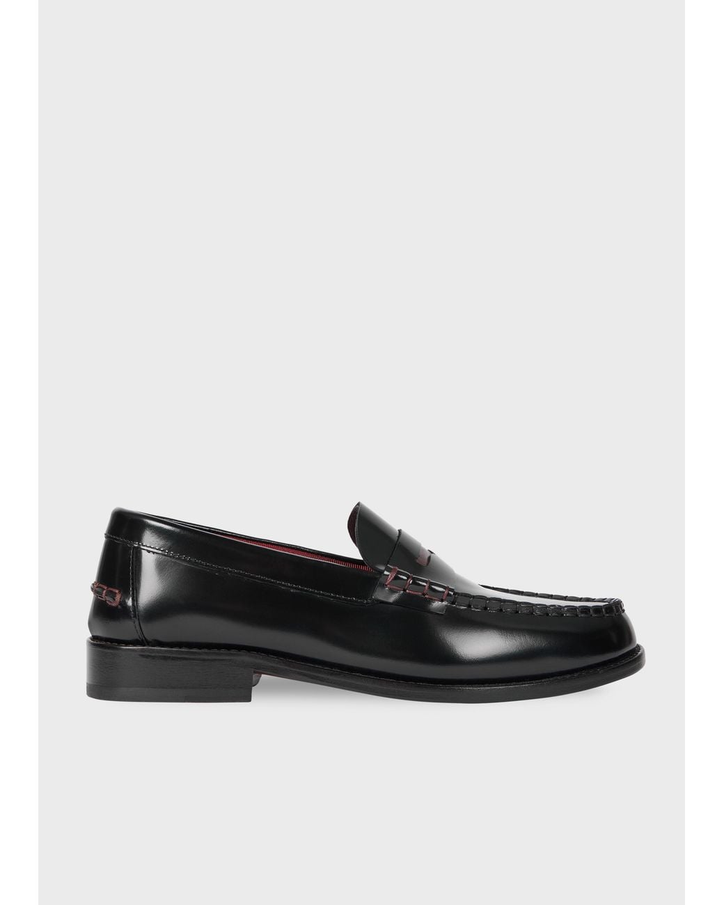 Paul Smith Black Leather 'Laida' Loafers