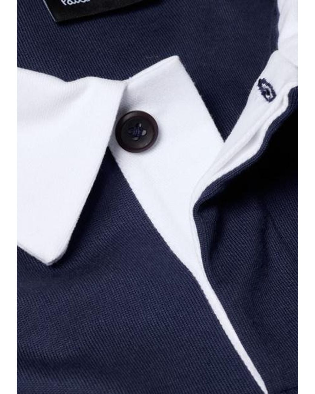 Paul Smith Blue Ps Logo Rugby Top for men