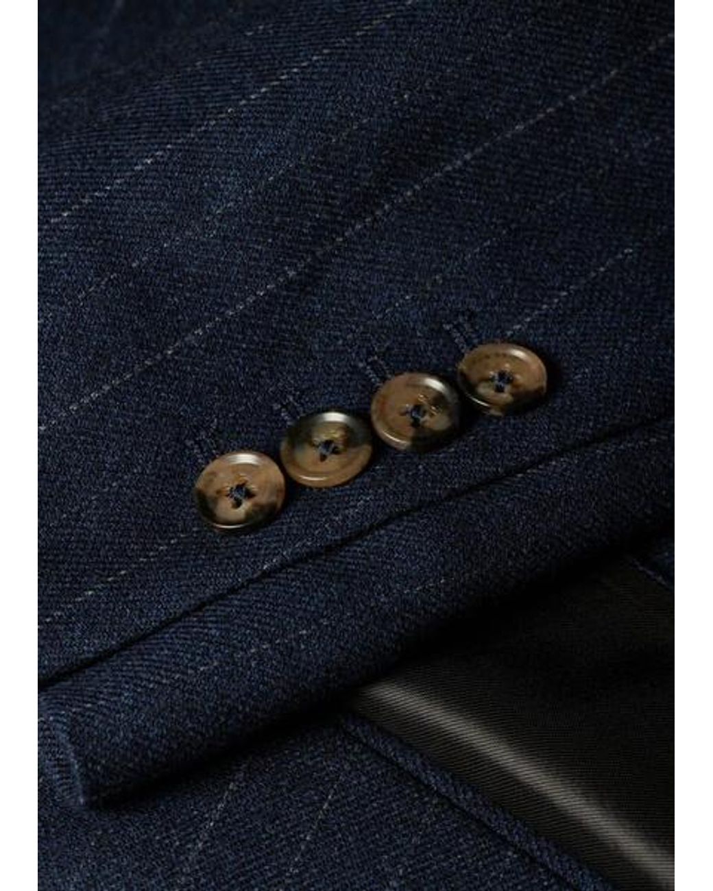 Paul Smith Blue Chalk Stripe Wool-Blend Blazer