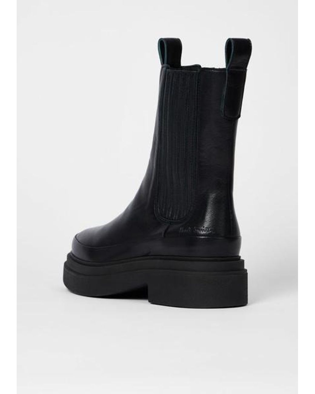 Paul Smith Black Leather 'Dalias' Chelsea Boots