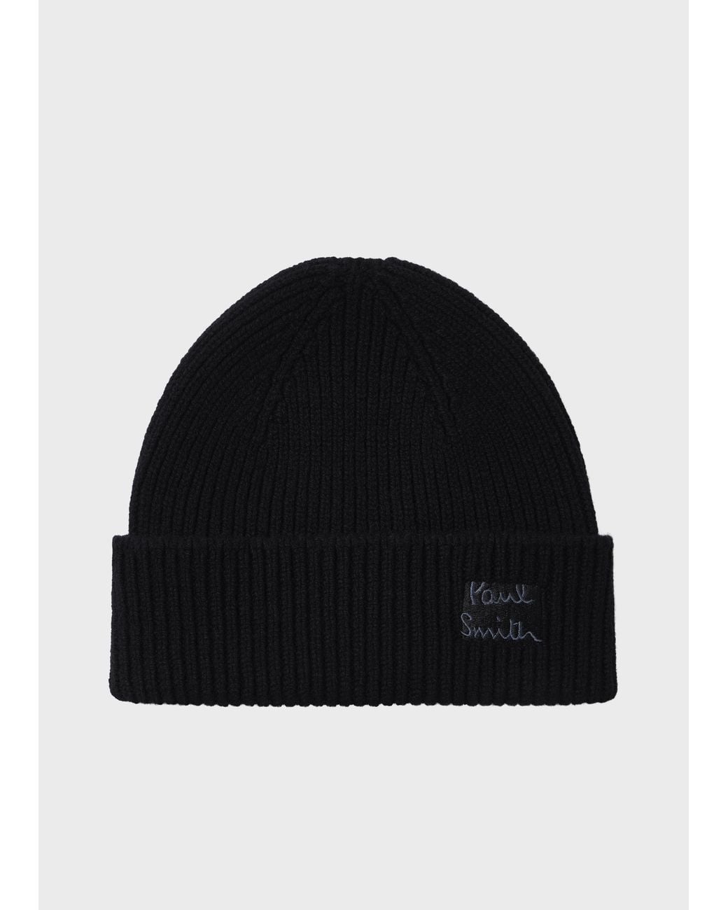 Paul Smith Black Cashmere-Blend Beanie for men