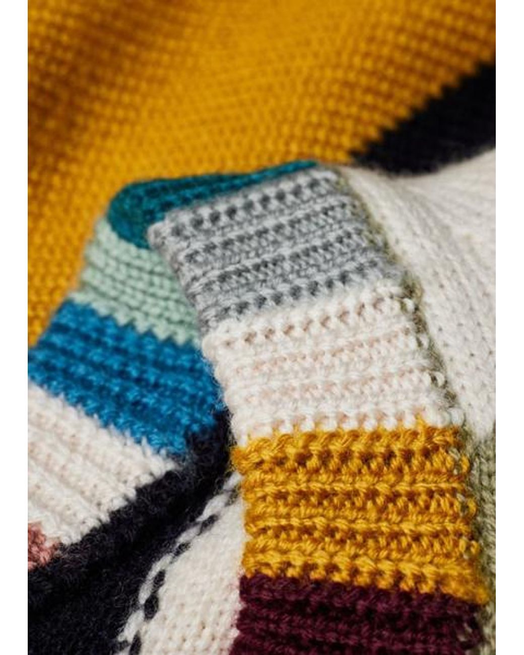 Paul Smith Gray 'Swirl' Crew Neck Sweater