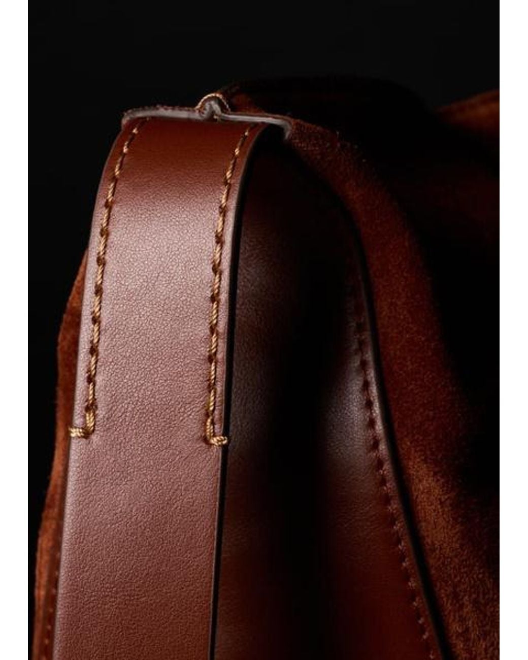 Paul Smith Red Suede Slingback Bag for men