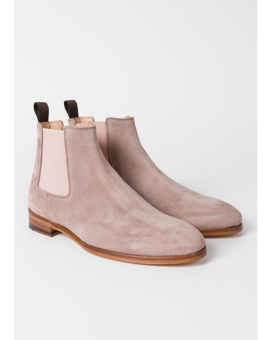 Pink suede chelsea boots mens Outlet