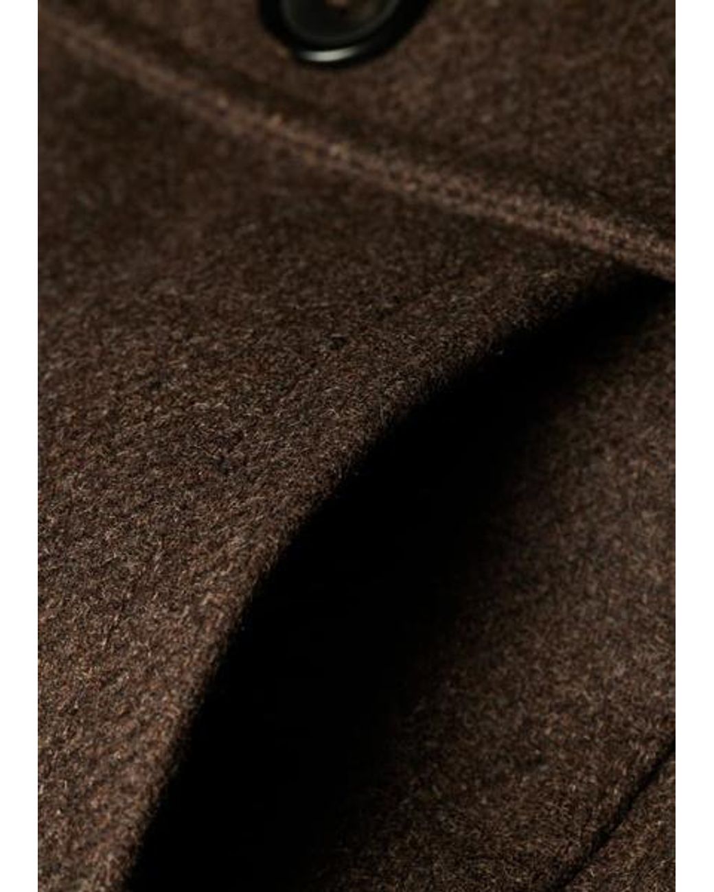 Paul Smith Brown Wool-Blend Cropped Patch-Pocket Jacket for men