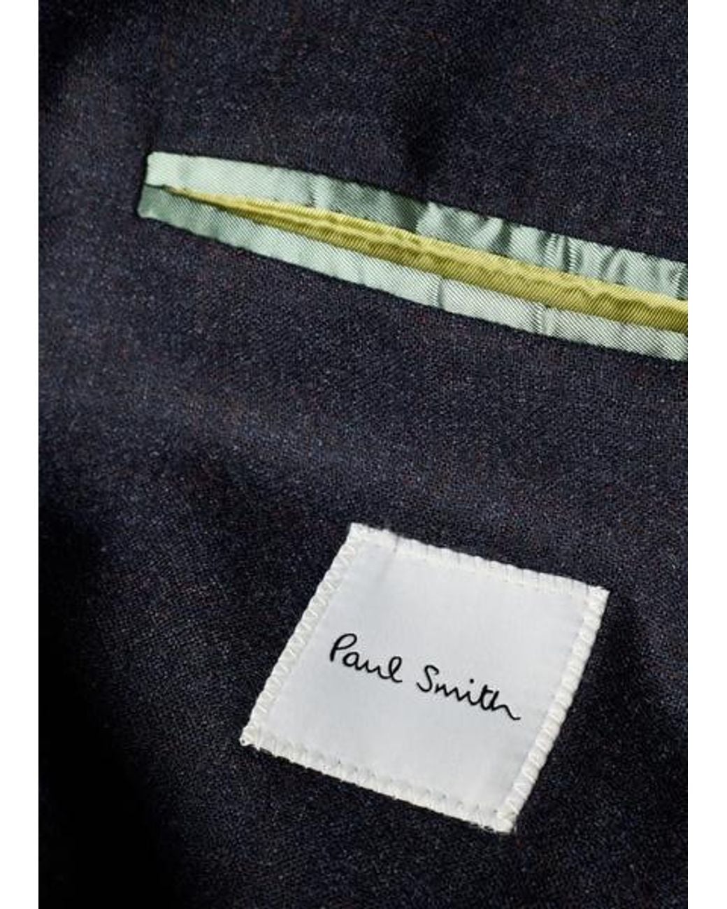 Paul Smith Blue Subtle-Check Wool Patch-Pocket Blazer for men