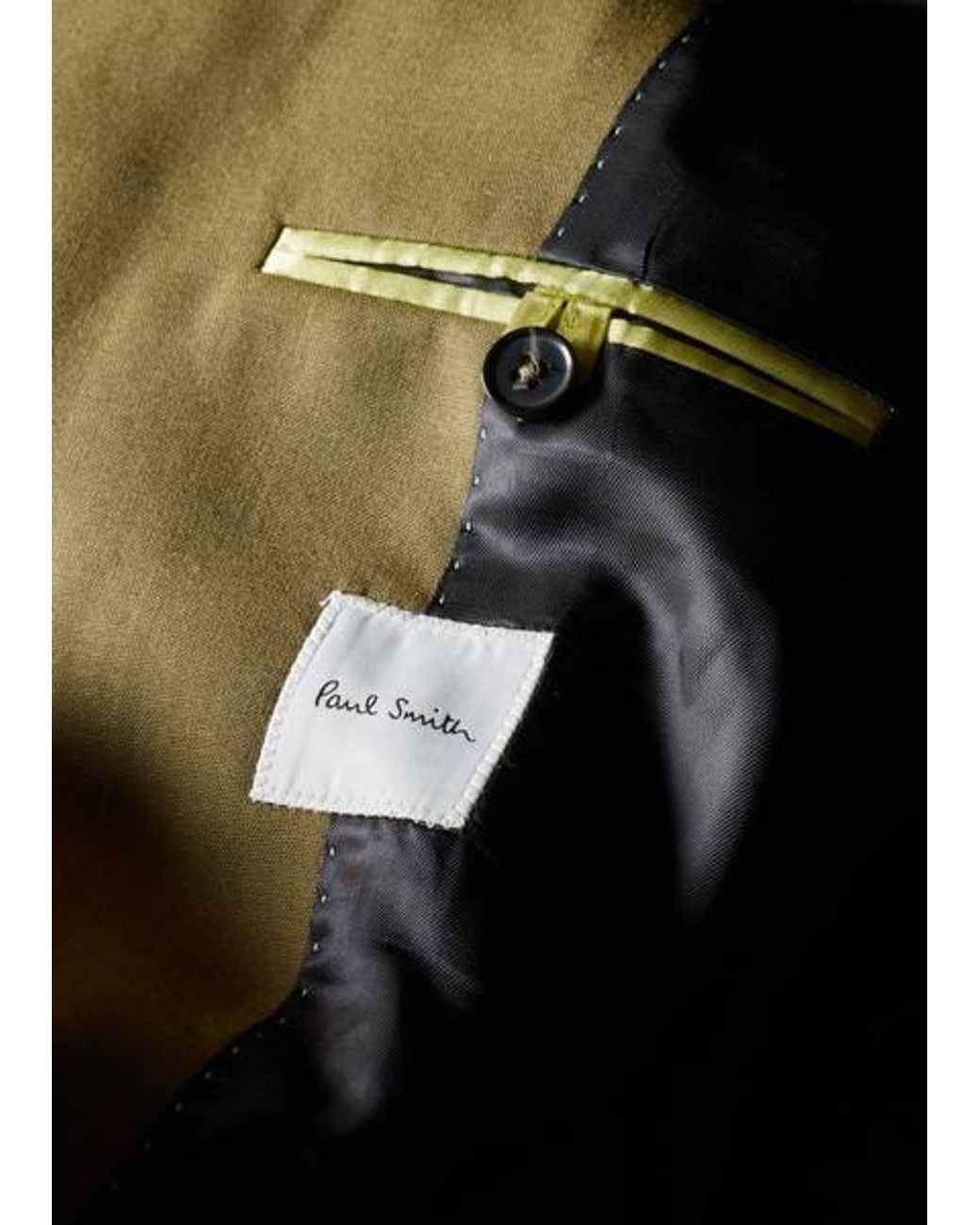 Paul Smith Green Wool Hopsack Blazer