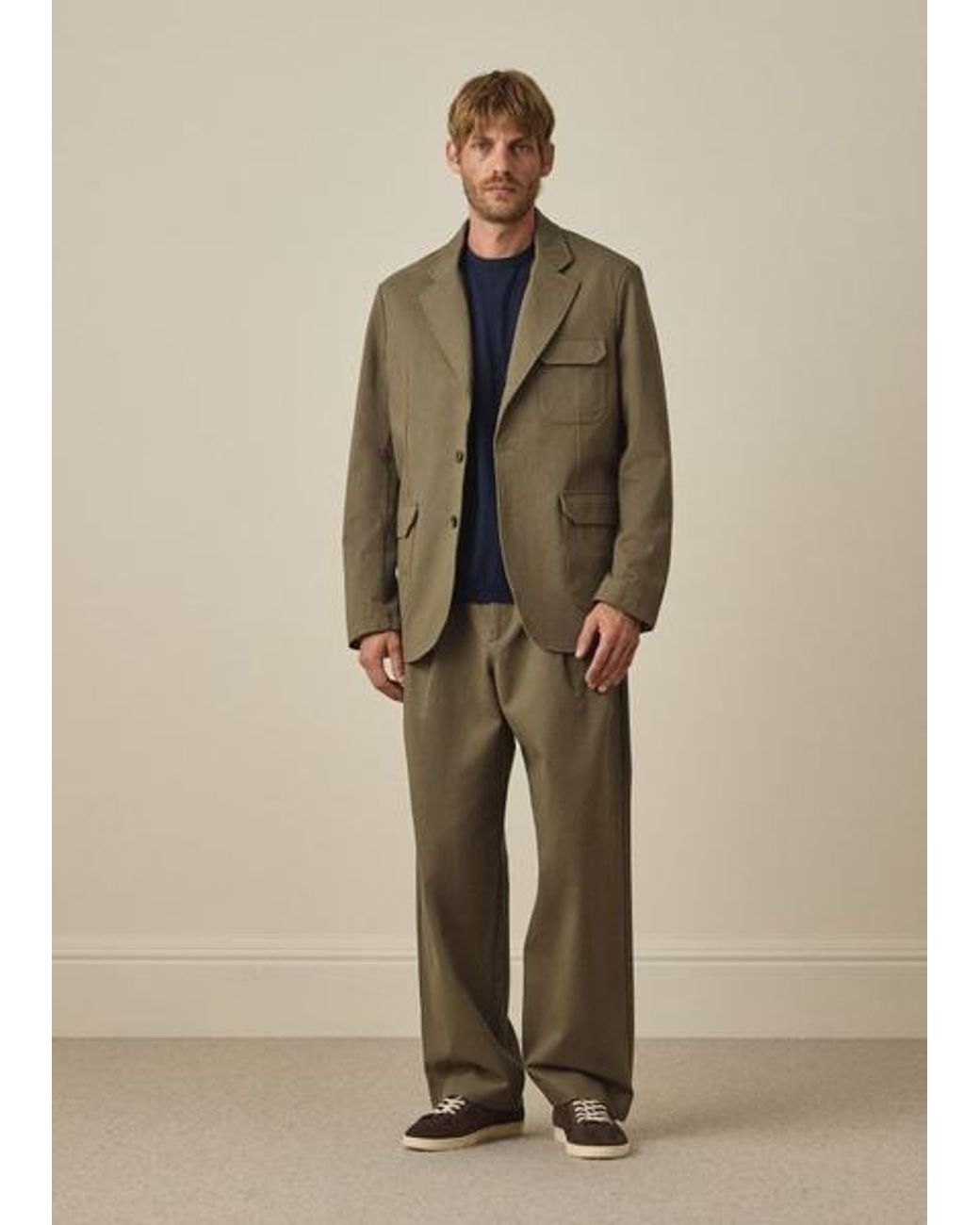 Paul Smith Natural Cotton-Twill Utility Blazer for men