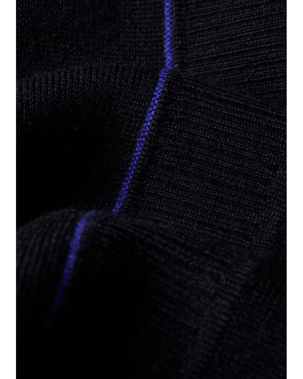 Paul Smith Blue Merino Wool Henley Sweater for men