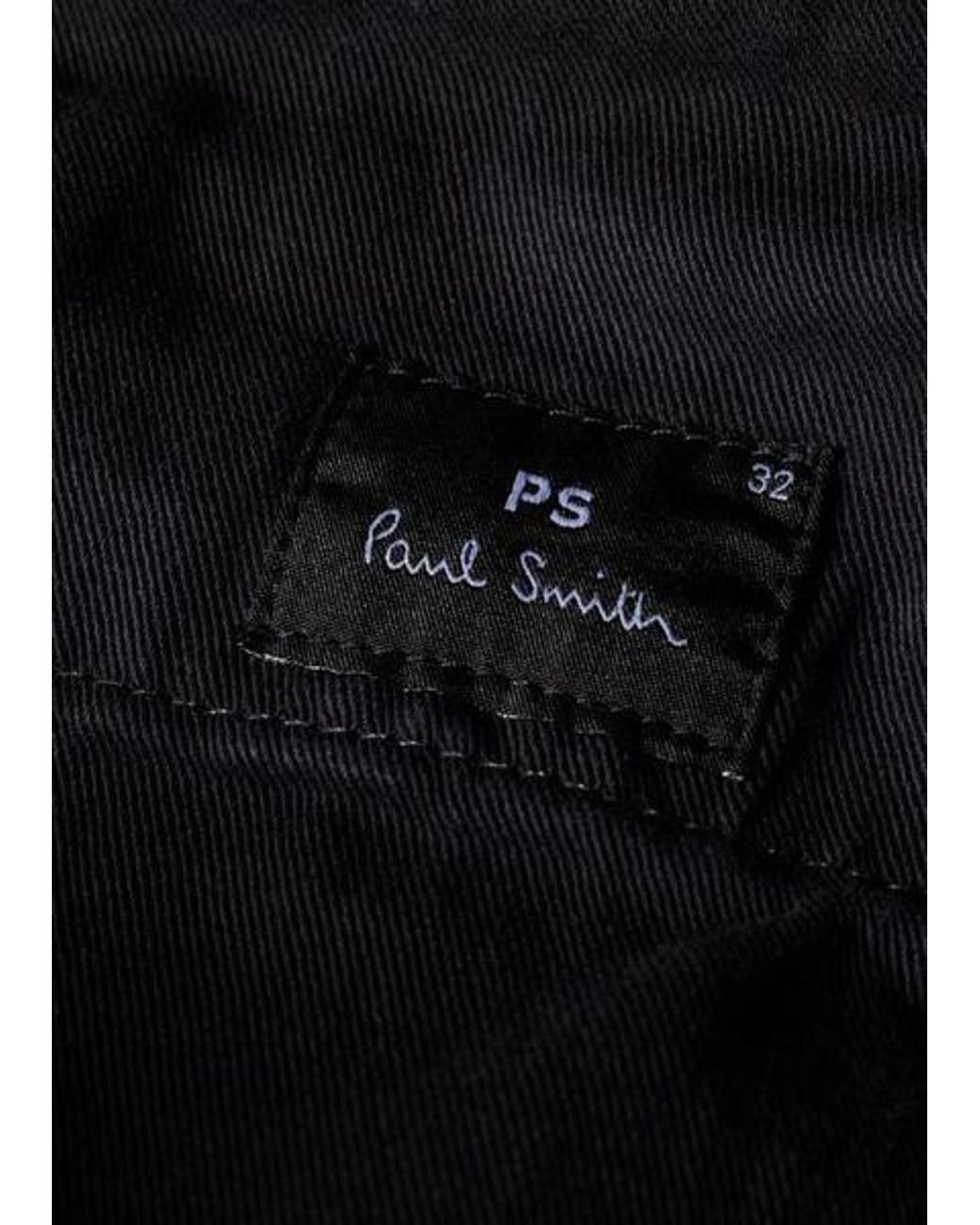 Paul Smith Black Mid-Fit Garment-Dye Chinos for men