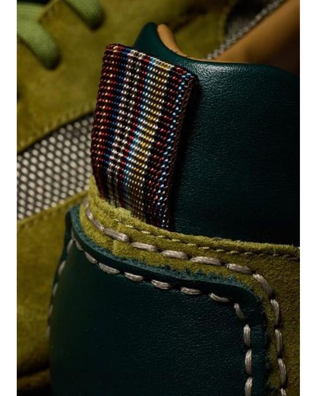 Paul Smith Gray Lime 'Marini' Trainers for men