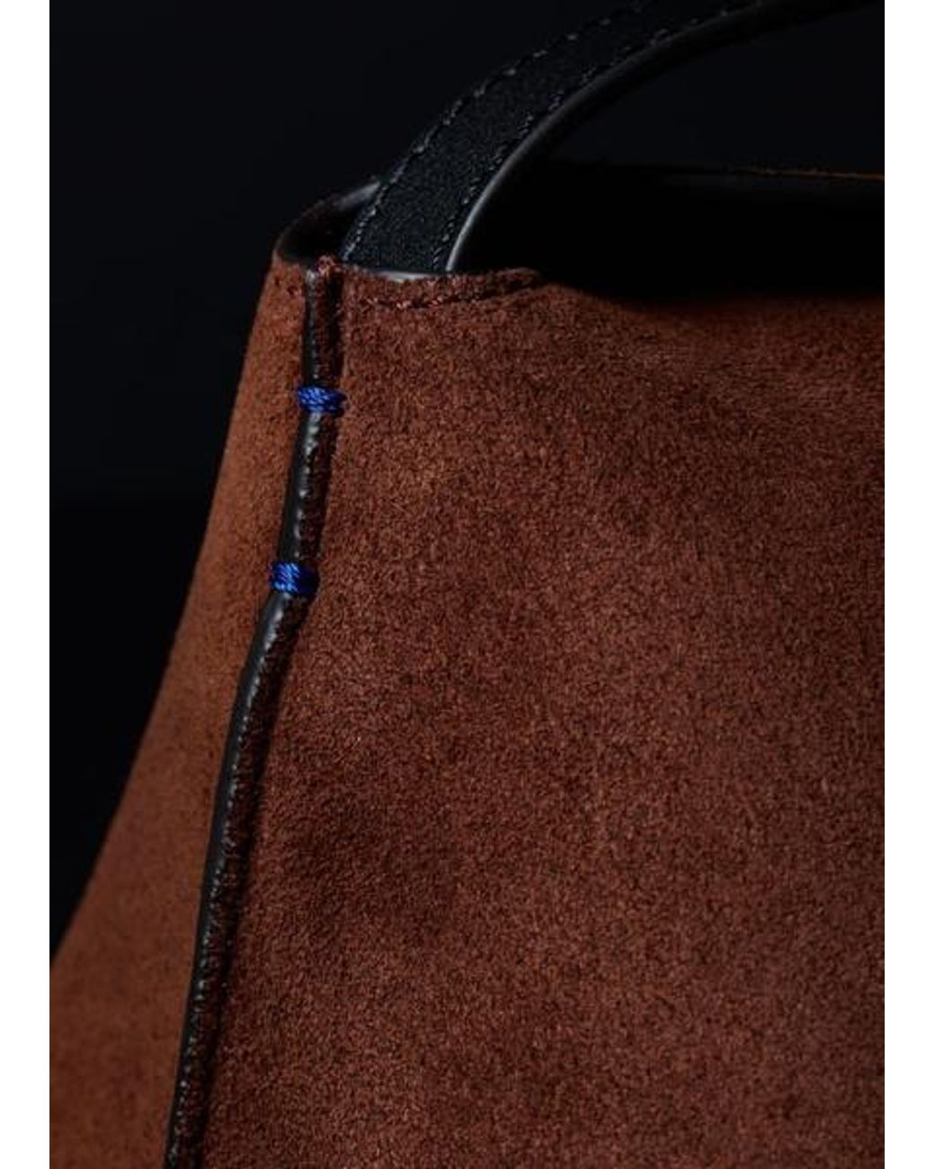 Paul Smith Brown Suede Shoulder Bag