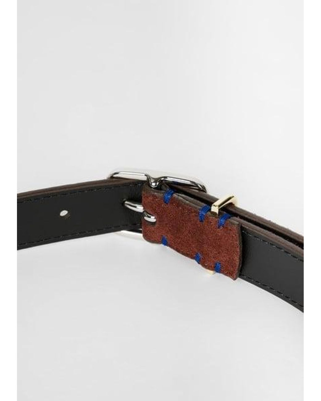 Paul Smith Brown Suede Belt