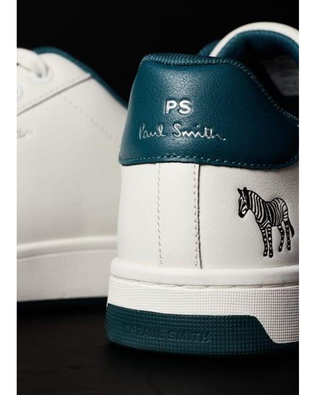 Paul Smith White 'Albany' Trainers for men