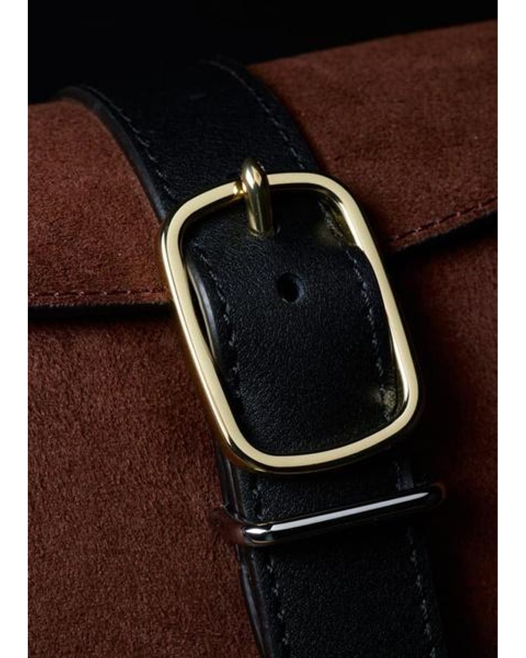 Paul Smith Brown Suede Shoulder Bag