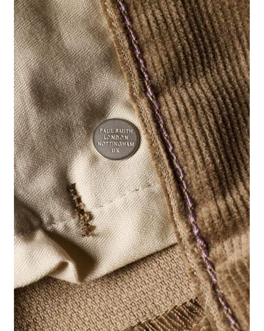 Paul Smith Natural Relaxed Tapered-Fit Light Corduroy Trousers for men