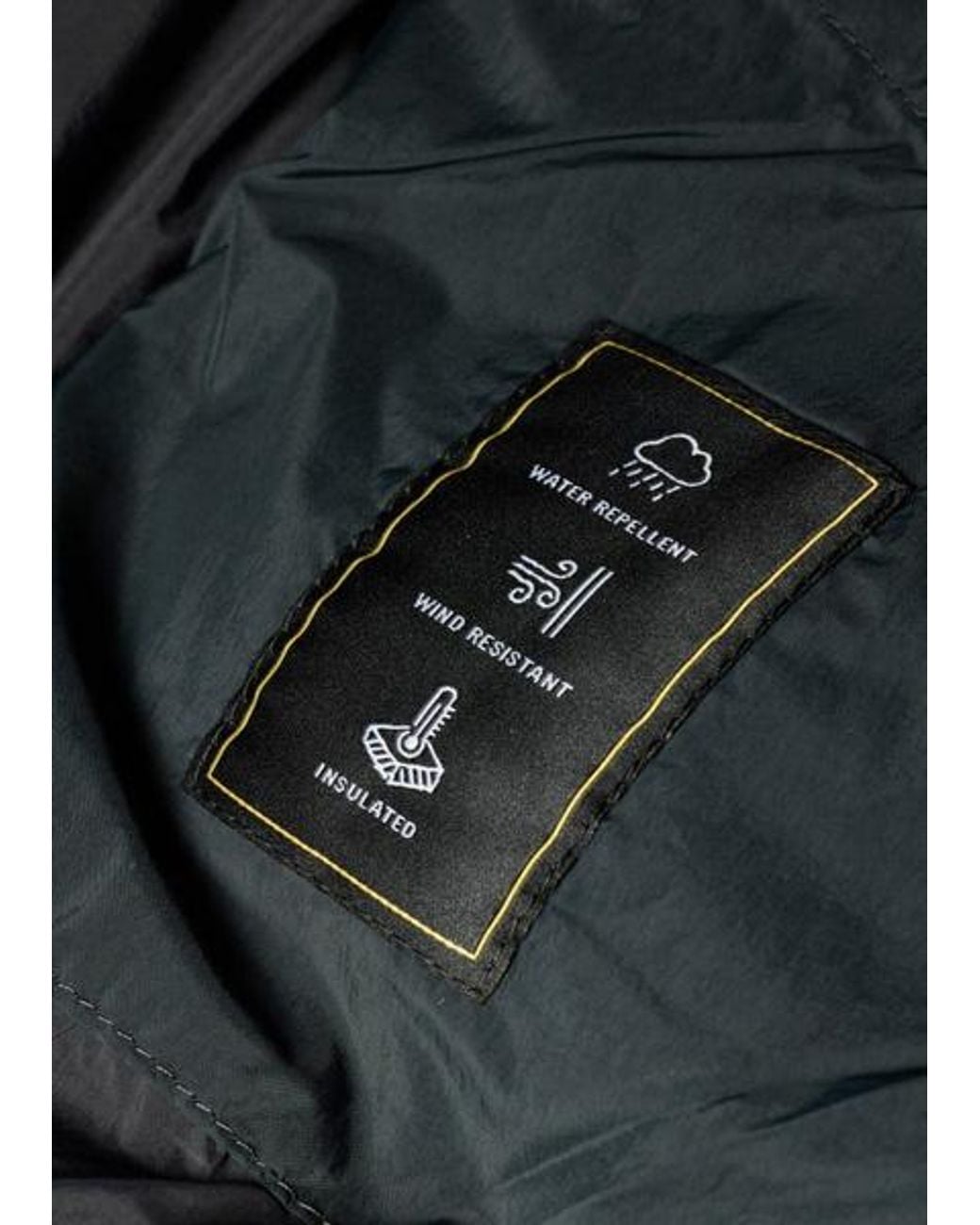 Paul Smith Blue Water Repellent Mid-Length Down Coat for men