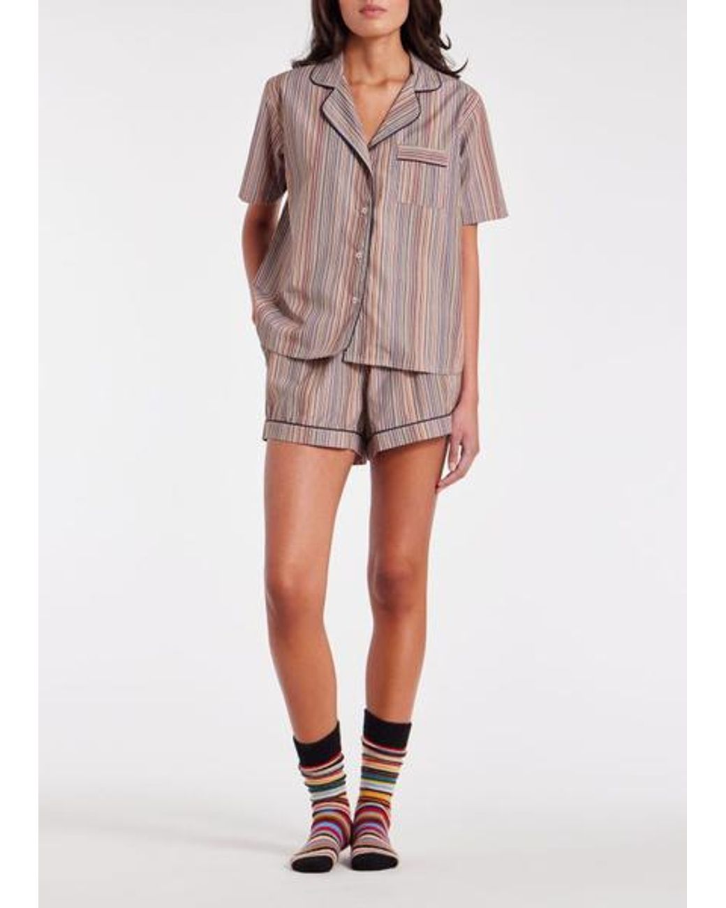 Paul Smith Multicolor 'Signature Stripe' Short Pyjama Set