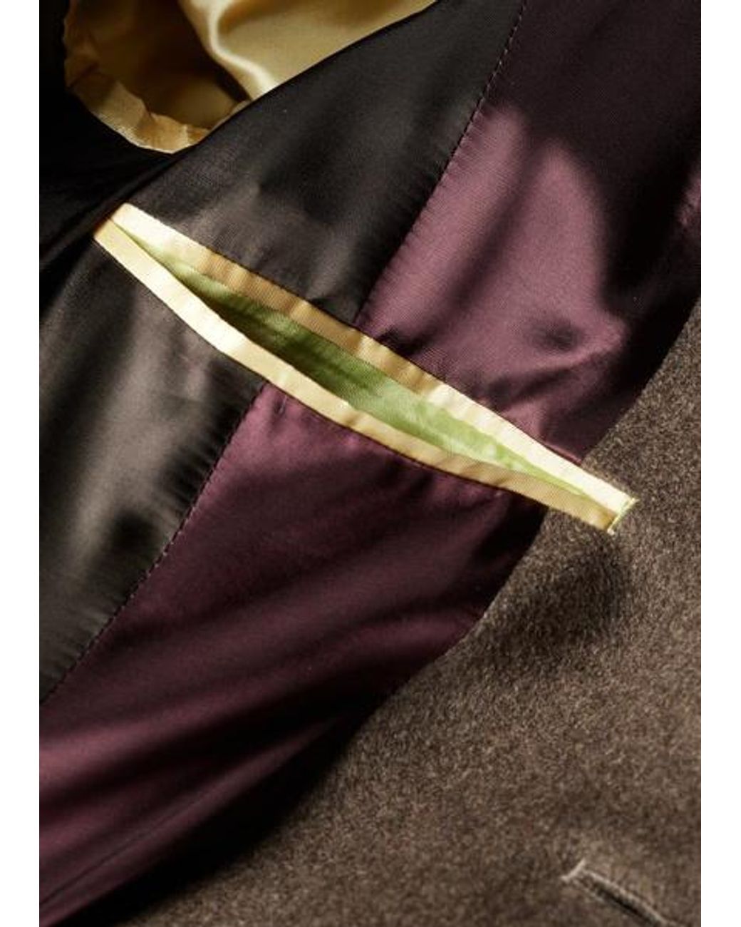 Paul Smith Brown Wool-Cashmere Blend Overcoat for men