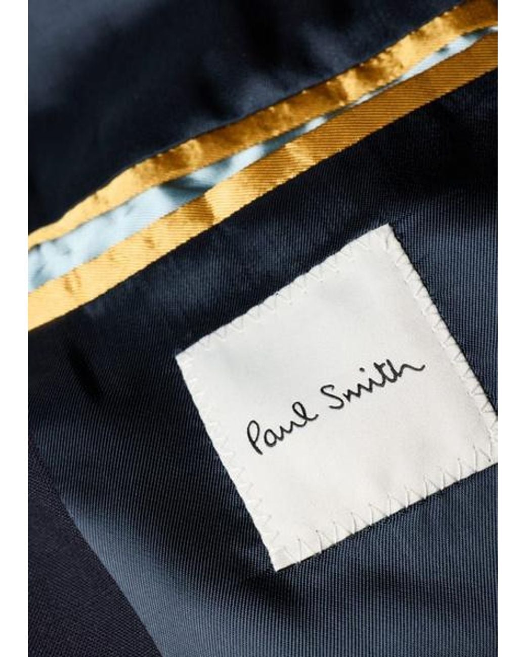 Paul Smith Blue 'Storm System' Wool Mac