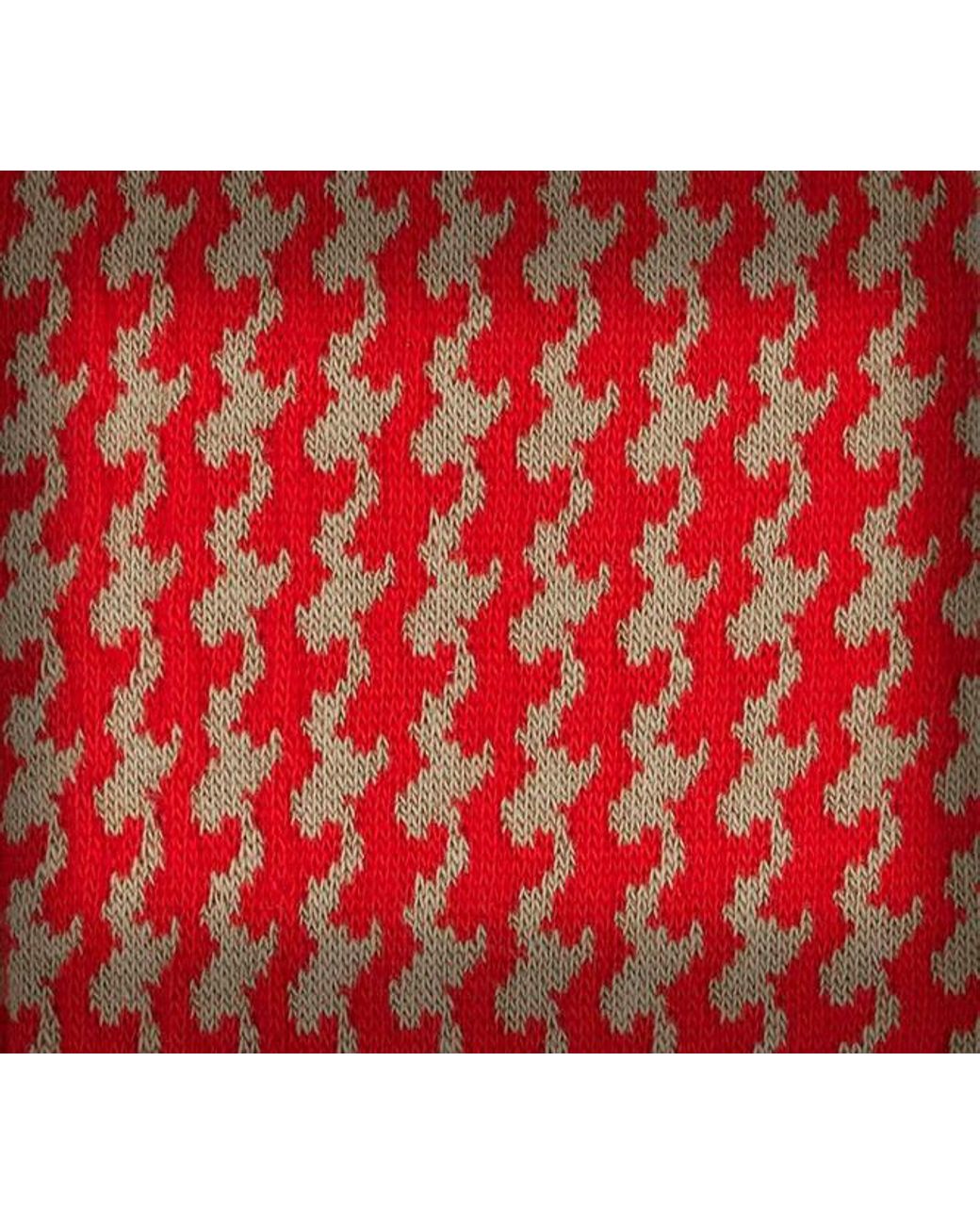 Paul Smith Red Houndstooth Socks for men