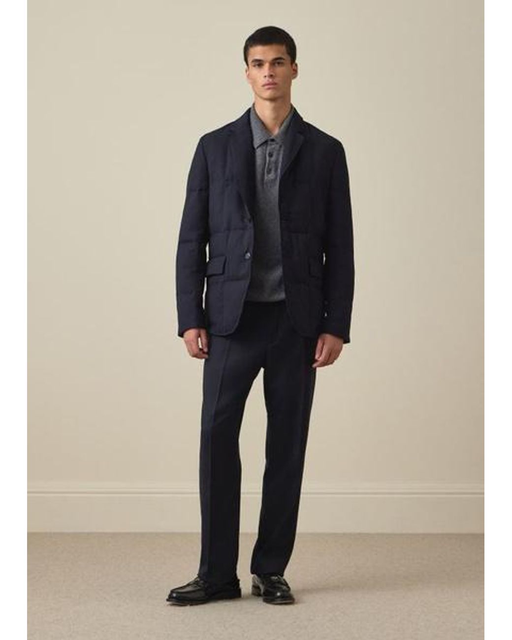 Paul Smith Blue Quilted A Suit To Travel In' Blazer for men