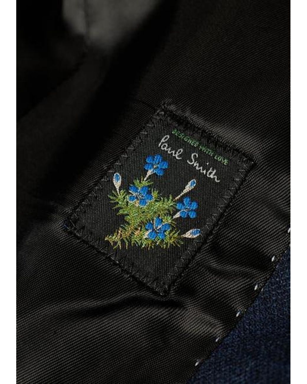 Paul Smith Blue Chalk Stripe Wool-Blend Blazer