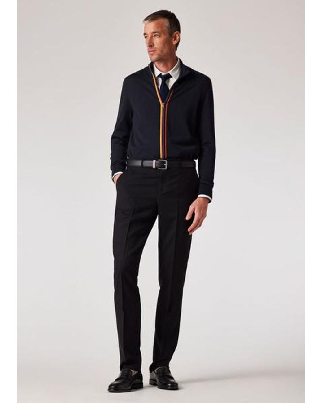 Paul Smith White Slim-Fit Cotton Twill Easy Care Shirt for men