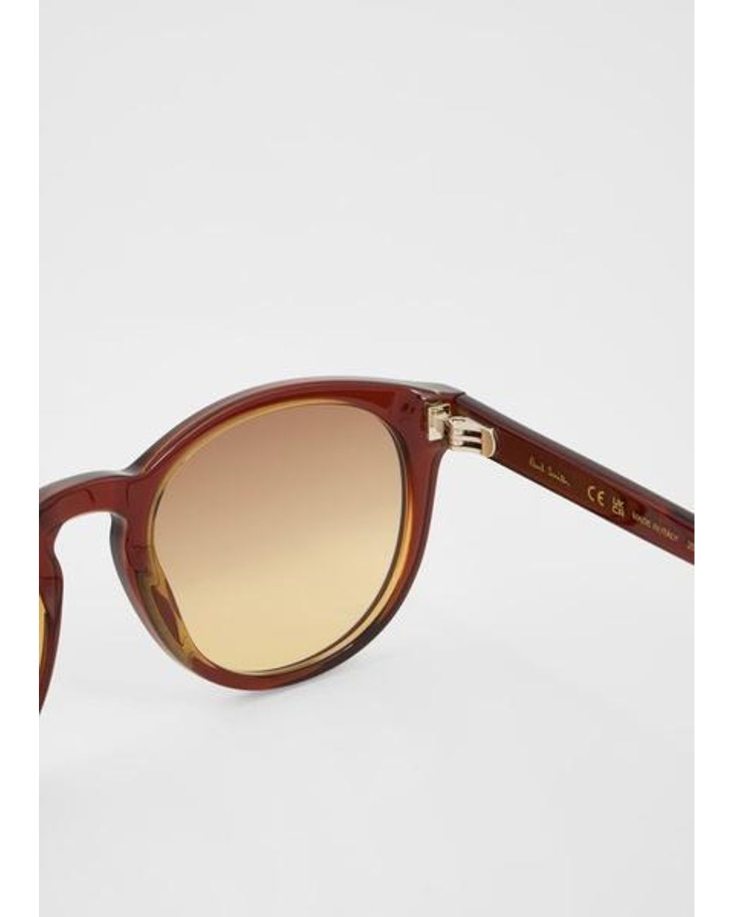 Paul Smith Natural Transparent And 'Poulcott' Sunglasses
