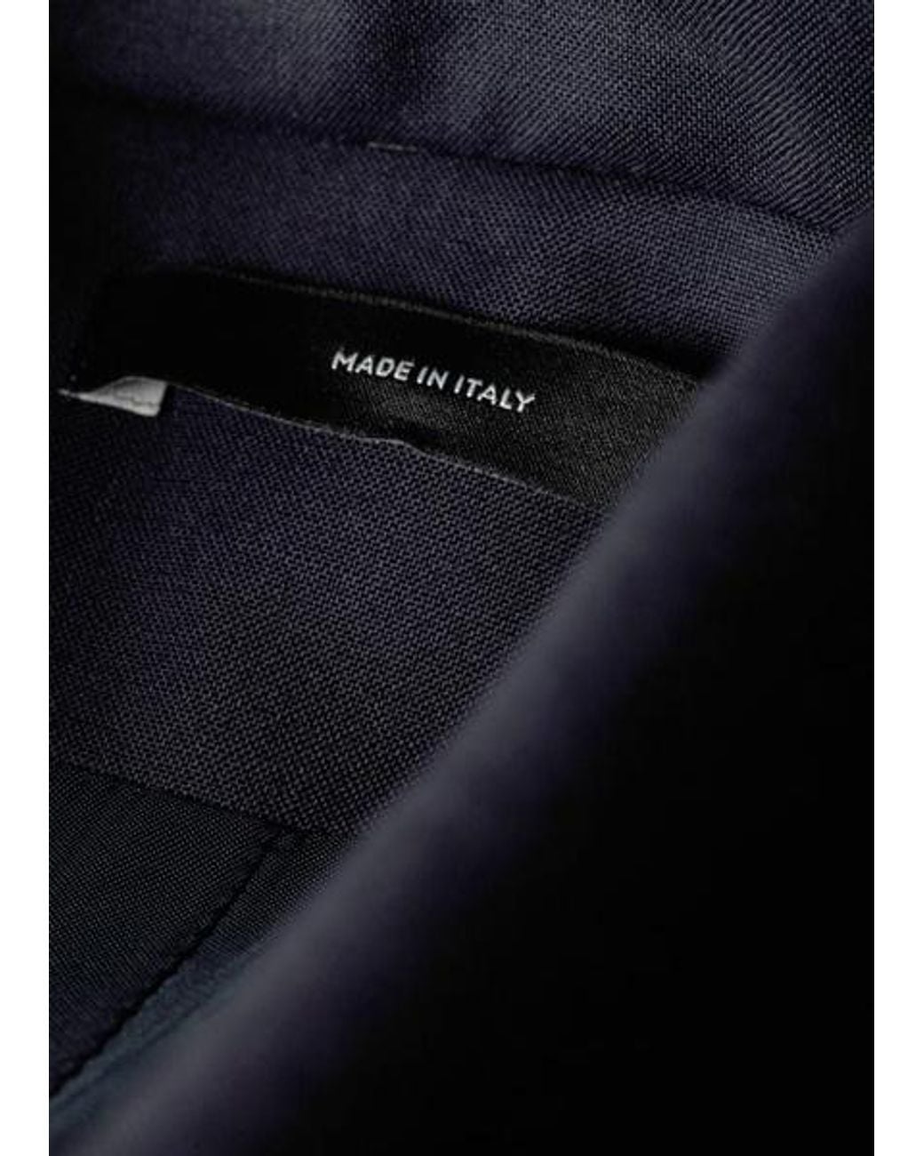 Paul Smith Blue 'Storm System' Wool Mac