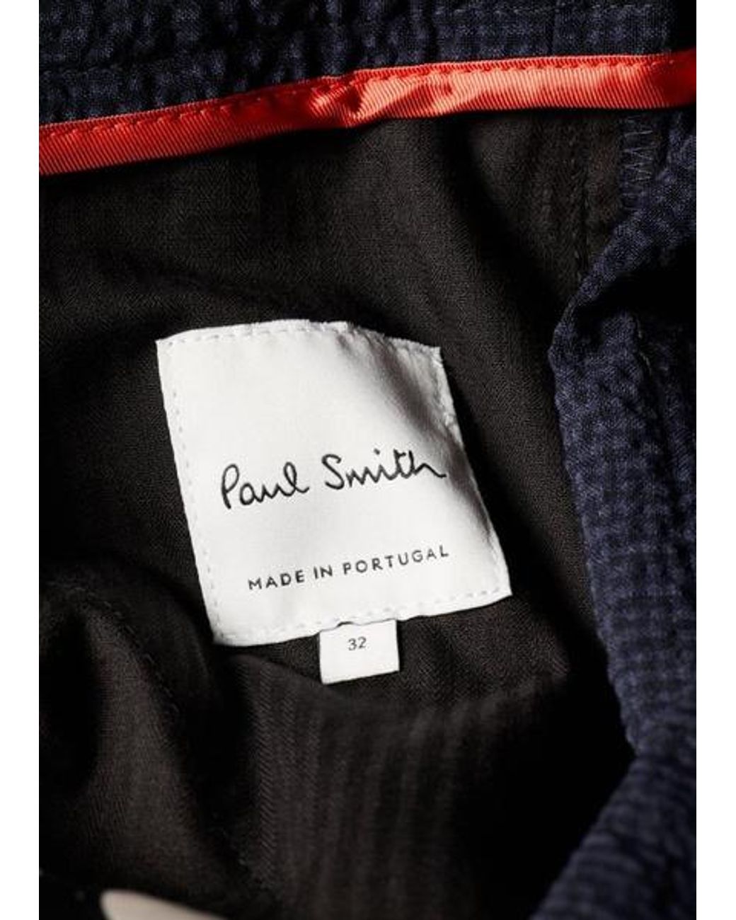 Paul Smith Blue Stretch-Wool Seersucker Shorts for men